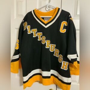 1992 Authentic Pittsburgh Penguins Mario Lemieux jersey.